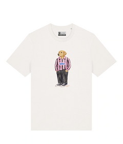 IL GOLDEN RETRIEVER CALCIATORE T-shirt - Off White - Rosanero