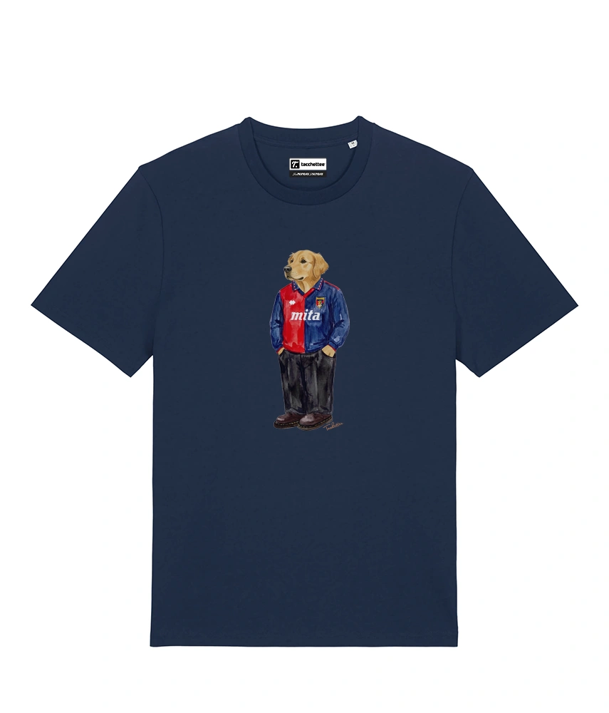 IL GOLDEN RETRIEVER CALCIATORE T-shirt - Blu Navy - Grifo