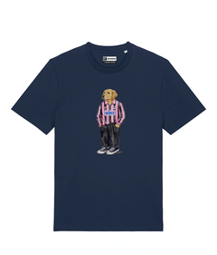 IL GOLDEN RETRIEVER CALCIATORE T-shirt - Blu Navy - Rosanero
