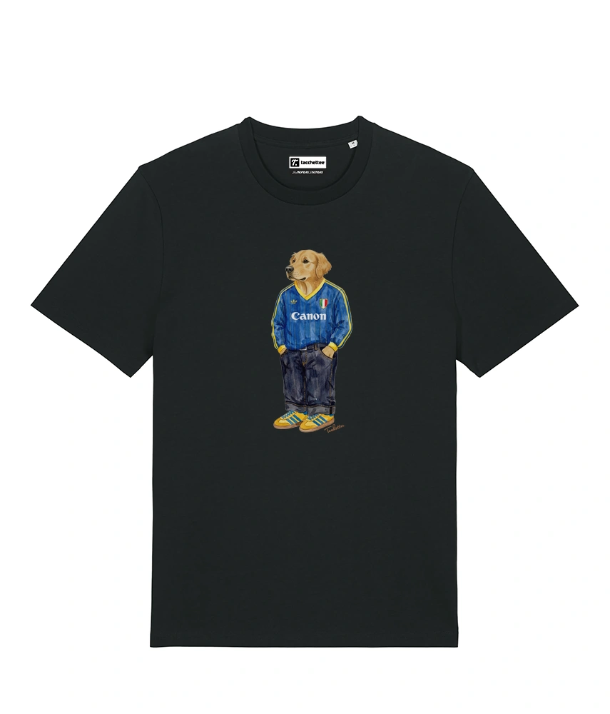 IL GOLDEN RETRIEVER CALCIATORE T-shirt - Nero - Buteo