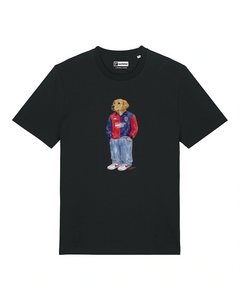 IL GOLDEN RETRIEVER CALCIATORE T-shirt - Nero - Casteddu