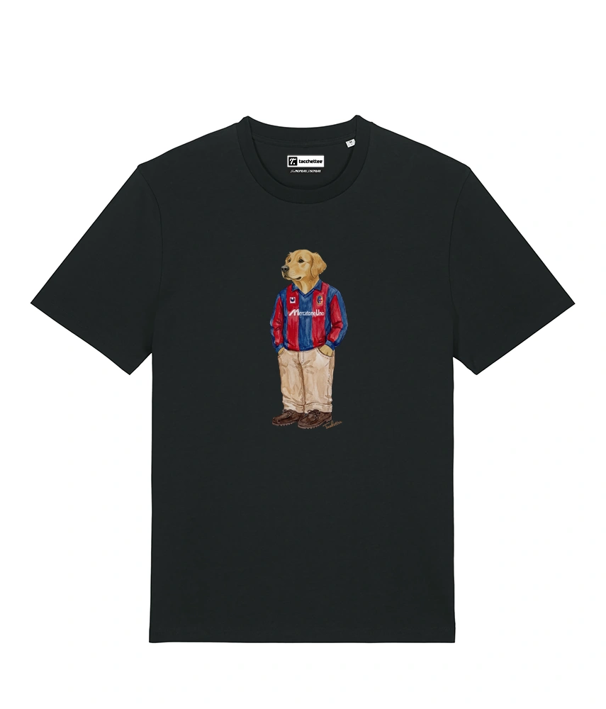 IL GOLDEN RETRIEVER CALCIATORE T-shirt - Nero - Felsineo