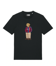 IL GOLDEN RETRIEVER CALCIATORE T-shirt - Nero - Felsineo