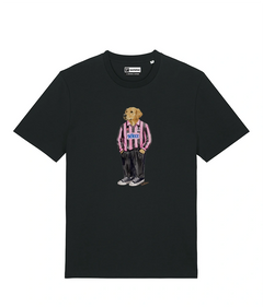 IL GOLDEN RETRIEVER CALCIATORE T-shirt - Nero - Rosanero