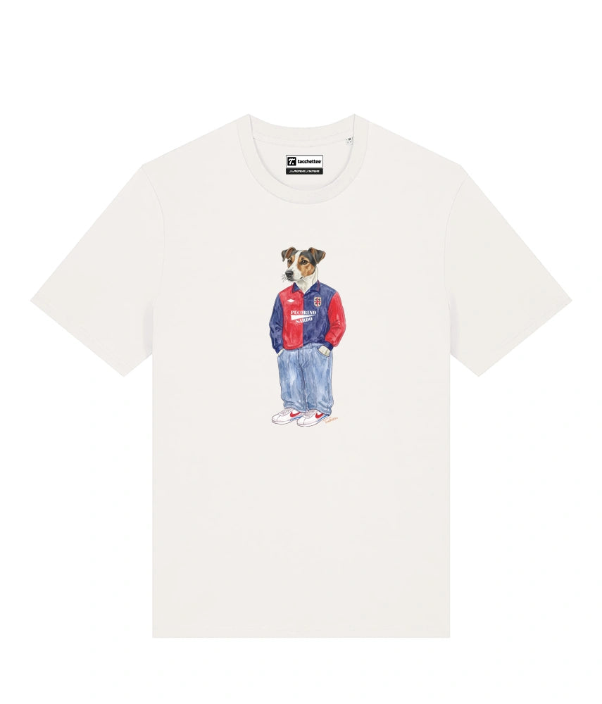 IL JACK RUSSELL CALCIATORE T-shirt - Off White - Casteddu