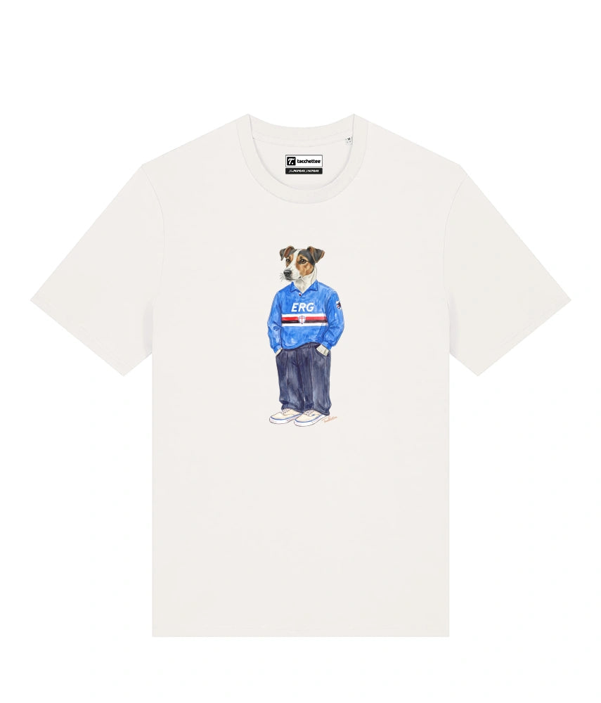 IL JACK RUSSELL CALCIATORE T-shirt - Off White - Doriano