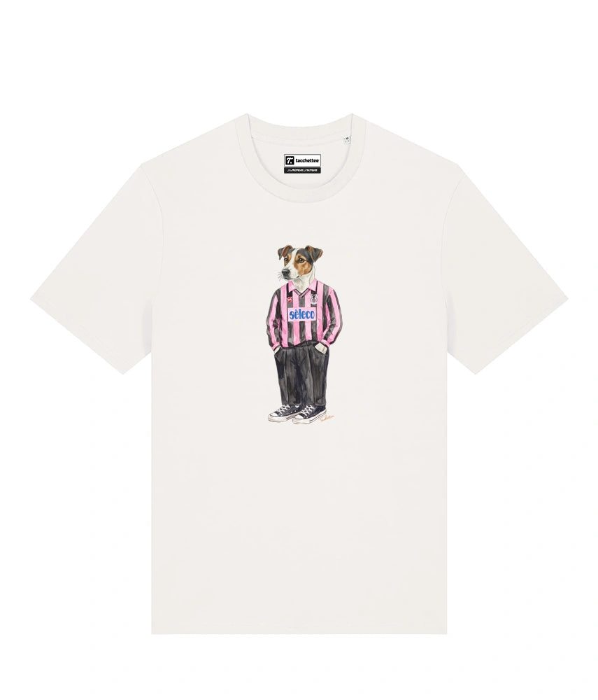 IL JACK RUSSELL CALCIATORE T-shirt - Off White - Rosanero