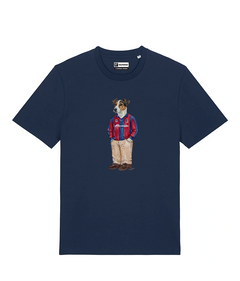 IL JACK RUSSELL CALCIATORE T-shirt - Blu Navy - Felsineo