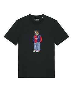 IL JACK RUSSELL CALCIATORE T-shirt - Nero - Casteddu