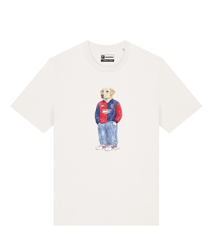 IL LABRADOR CALCIATORE T-shirt - Off White - Casteddu