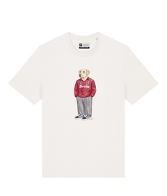 IL LABRADOR CALCIATORE T-shirt - Off White - Granata