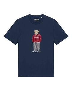 IL LABRADOR CALCIATORE T-shirt - Blu Navy - Granata