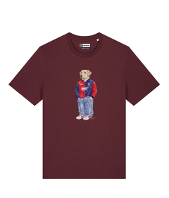 IL LABRADOR CALCIATORE T-shirt - Borgogna - Casteddu