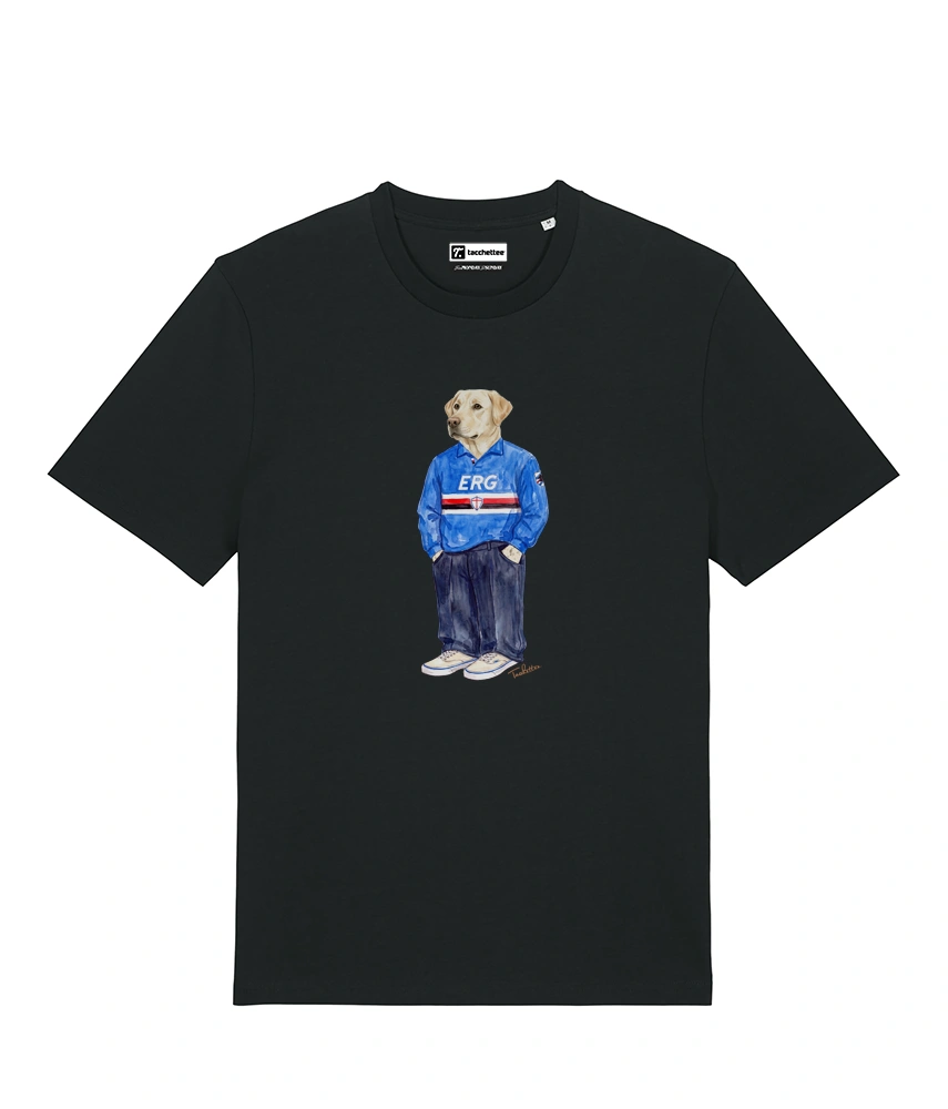 IL LABRADOR CALCIATORE T-shirt - Nero - Doriano