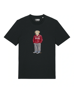 IL LABRADOR CALCIATORE T-shirt - Nero - Granata