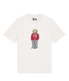 IL LAGOTTO CALCIATORE T-shirt - Off White - Granata