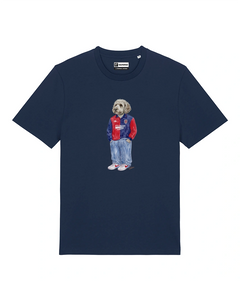 IL LAGOTTO CALCIATORE T-shirt - Blu Navy - Casteddu