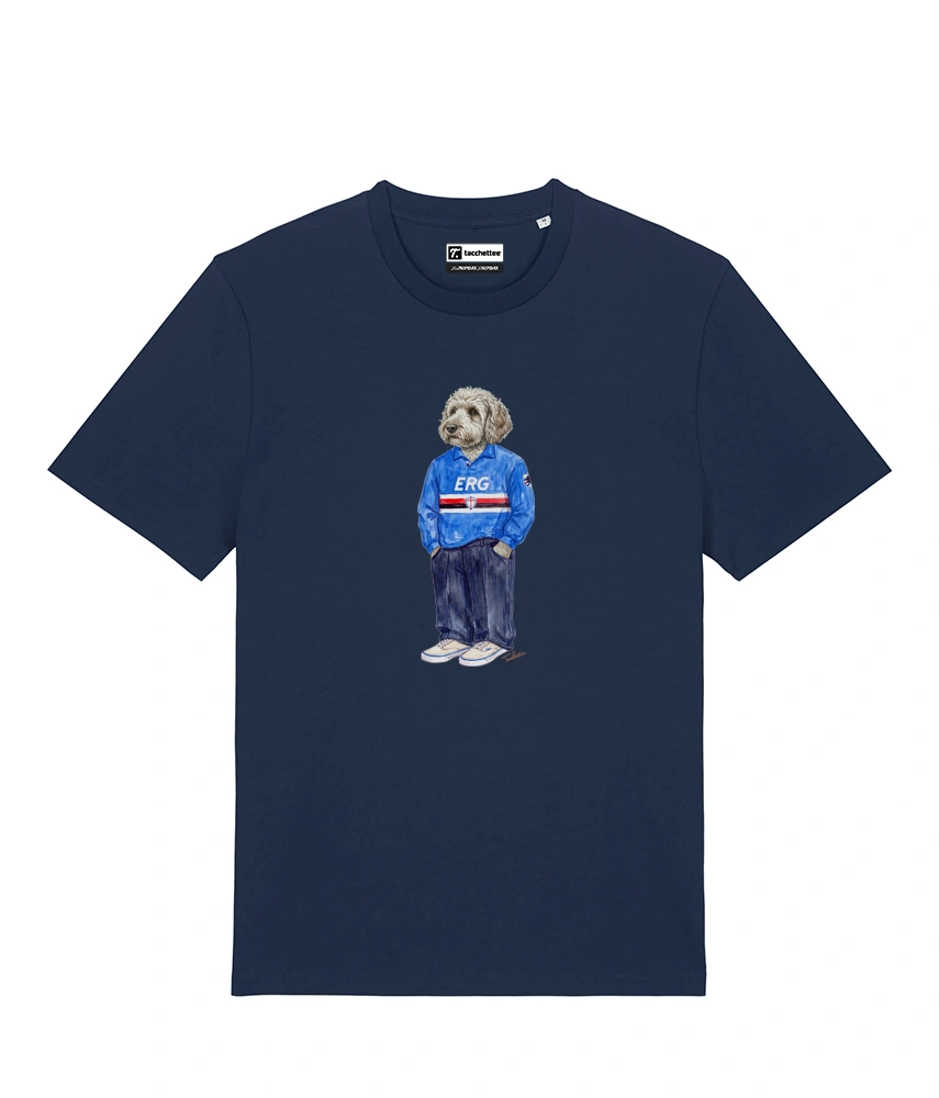 IL LAGOTTO CALCIATORE T-shirt - Blu Navy - Doriano