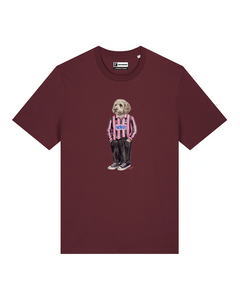 IL LAGOTTO CALCIATORE T-shirt - Borgogna - Rosanero