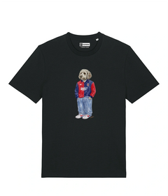 IL LAGOTTO CALCIATORE T-shirt - Nero - Casteddu