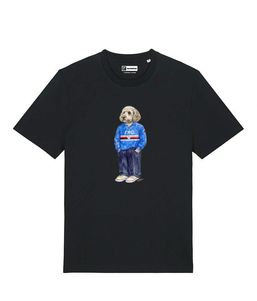 IL LAGOTTO CALCIATORE T-shirt - Nero - Doriano