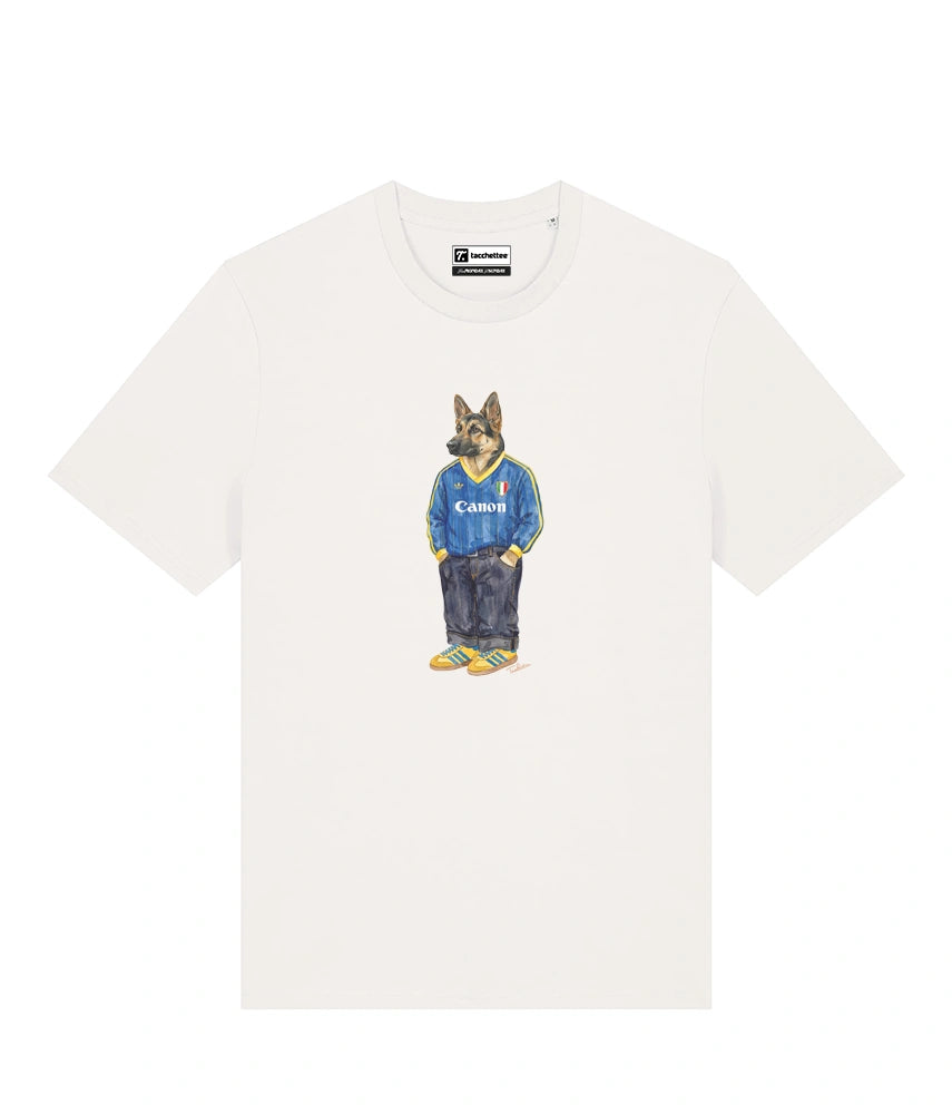 IL PASTORE CALCIATORE TEDESCO T-shirt - Off White - Buteo