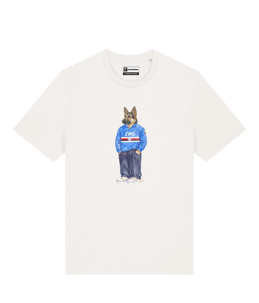 IL PASTORE CALCIATORE TEDESCO T-shirt - Off White - Doriano