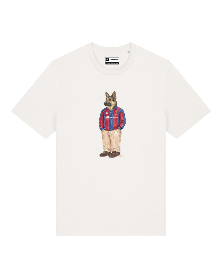 IL PASTORE CALCIATORE TEDESCO T-shirt - Off White - Felsineo