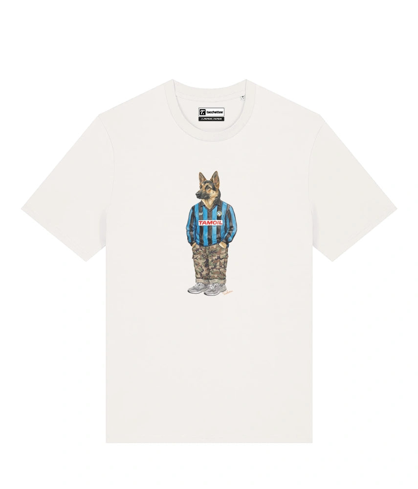 IL PASTORE CALCIATORE TEDESCO T-shirt - Off White - Orobico