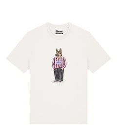 IL PASTORE CALCIATORE TEDESCO T-shirt - Off White - Rosanero