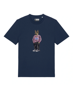 IL PASTORE CALCIATORE TEDESCO T-shirt - Blu Navy - Rosanero