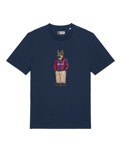 IL PASTORE CALCIATORE TEDESCO T-shirt - Blu Navy - Felsineo