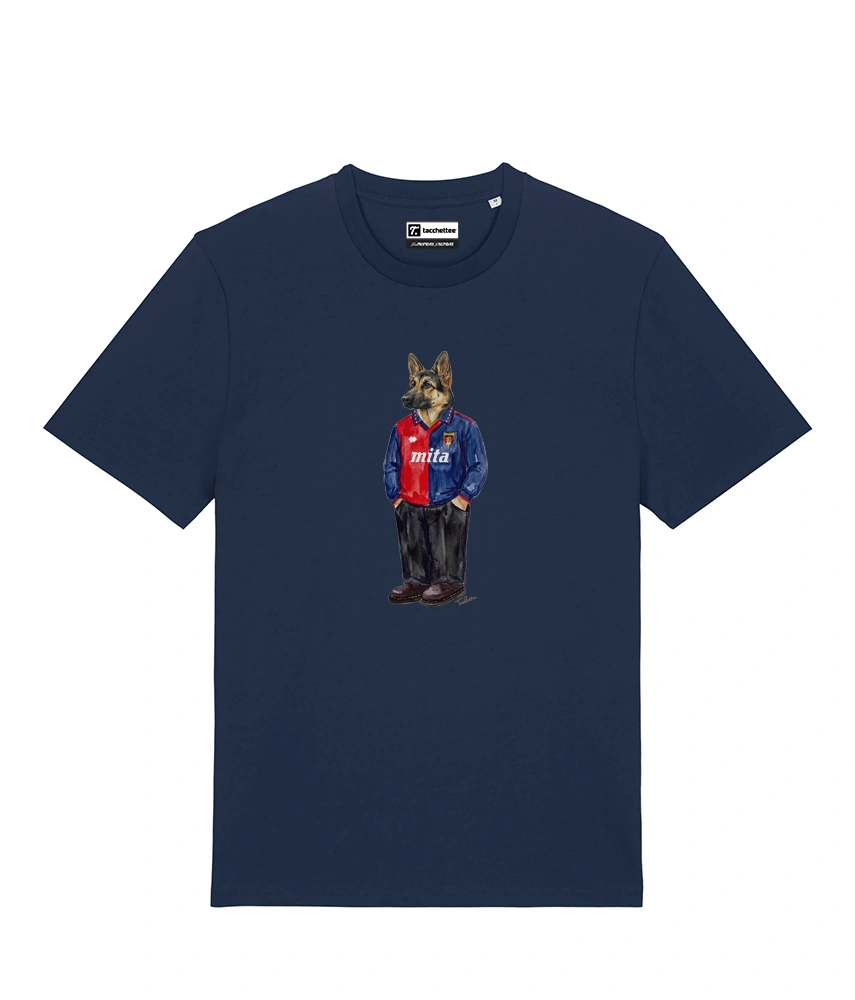 IL PASTORE CALCIATORE TEDESCO T-shirt - Blu Navy - Grifo