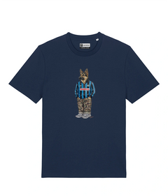 IL PASTORE CALCIATORE TEDESCO T-shirt - Blu Navy - Orobico