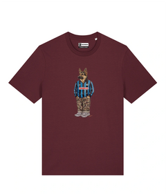 IL PASTORE CALCIATORE TEDESCO T-shirt - Borgogna - Orobico