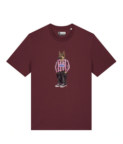 IL PASTORE CALCIATORE TEDESCO T-shirt - Borgogna - Rosanero