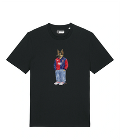 IL PASTORE CALCIATORE TEDESCO T-shirt - Nero - Casteddu