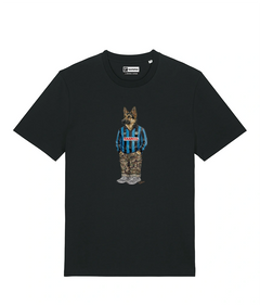 IL PASTORE CALCIATORE TEDESCO T-shirt - Nero - Orobico