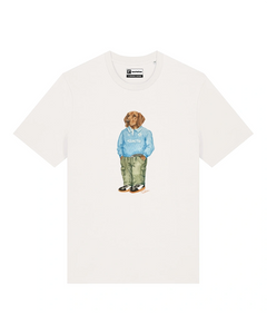 IL SEGUGIO CALCIATORE T-shirt - Off White - Azzurro