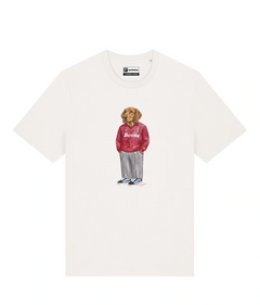 IL SEGUGIO CALCIATORE T-shirt - Off White - Granata