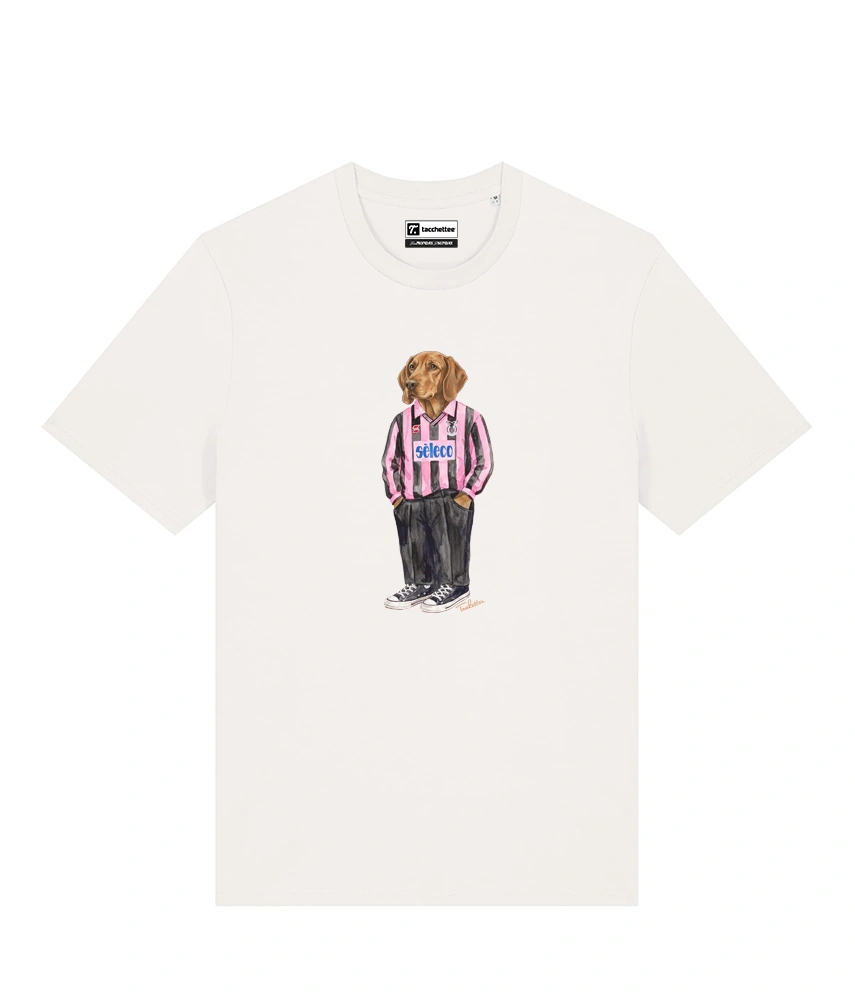 IL SEGUGIO CALCIATORE T-shirt - Off White - Rosanero