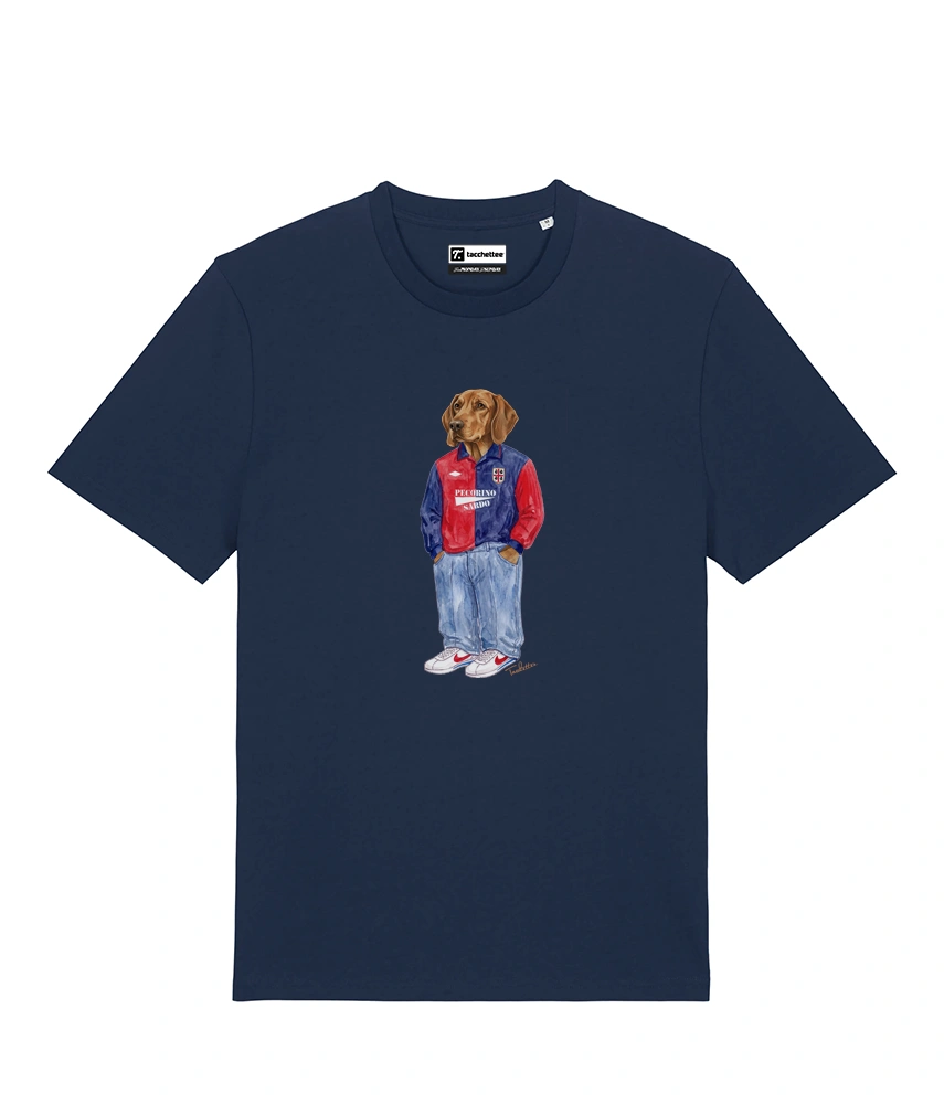 IL SEGUGIO CALCIATORE T-shirt - Blu Navy - Casteddu
