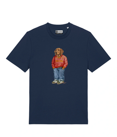 IL SEGUGIO CALCIATORE T-shirt - Blu Navy - Giallorosso