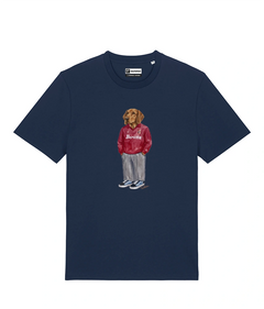 IL SEGUGIO CALCIATORE T-shirt - Blu Navy - Granata