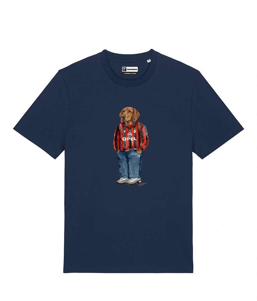 IL SEGUGIO CALCIATORE T-shirt - Blu Navy - Rossonero