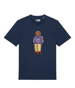 IL SEGUGIO CALCIATORE T-shirt - Blu Navy - Viola
