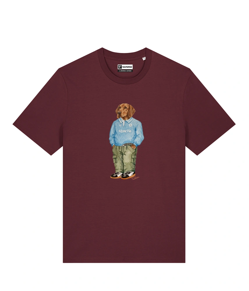 IL SEGUGIO CALCIATORE T-shirt - Borgogna - Azzurro