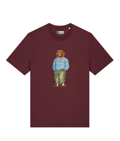 IL SEGUGIO CALCIATORE T-shirt - Borgogna - Azzurro