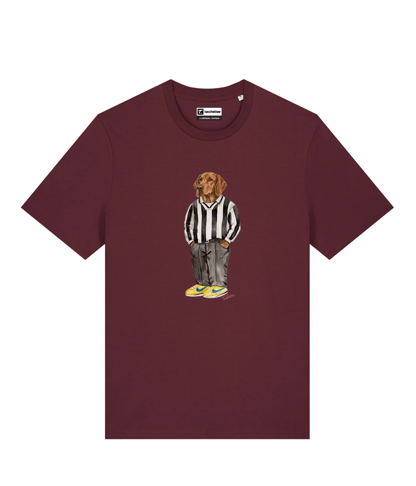 IL SEGUGIO CALCIATORE T-shirt - Borgogna - Bianconero
