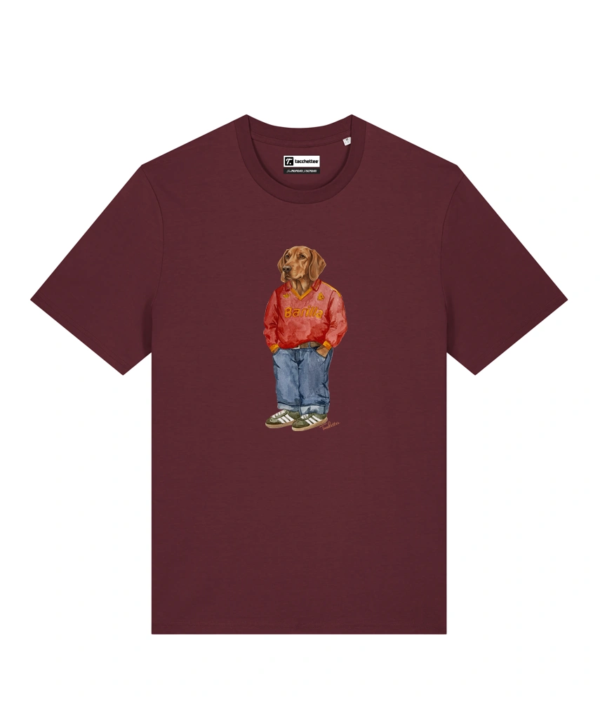 IL SEGUGIO CALCIATORE T-shirt - Borgogna - Giallorosso